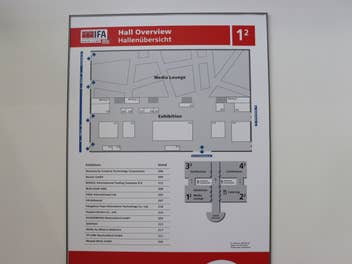 Der Hallenplan der IFA 2020