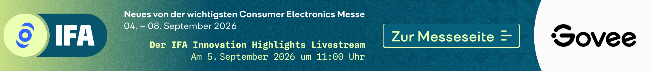 Hier klicken, um die aktuellen Informationen von der IFA zu erhalten 