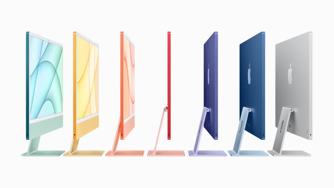 Der neue iMac kommt in 7 bunten Farben daher