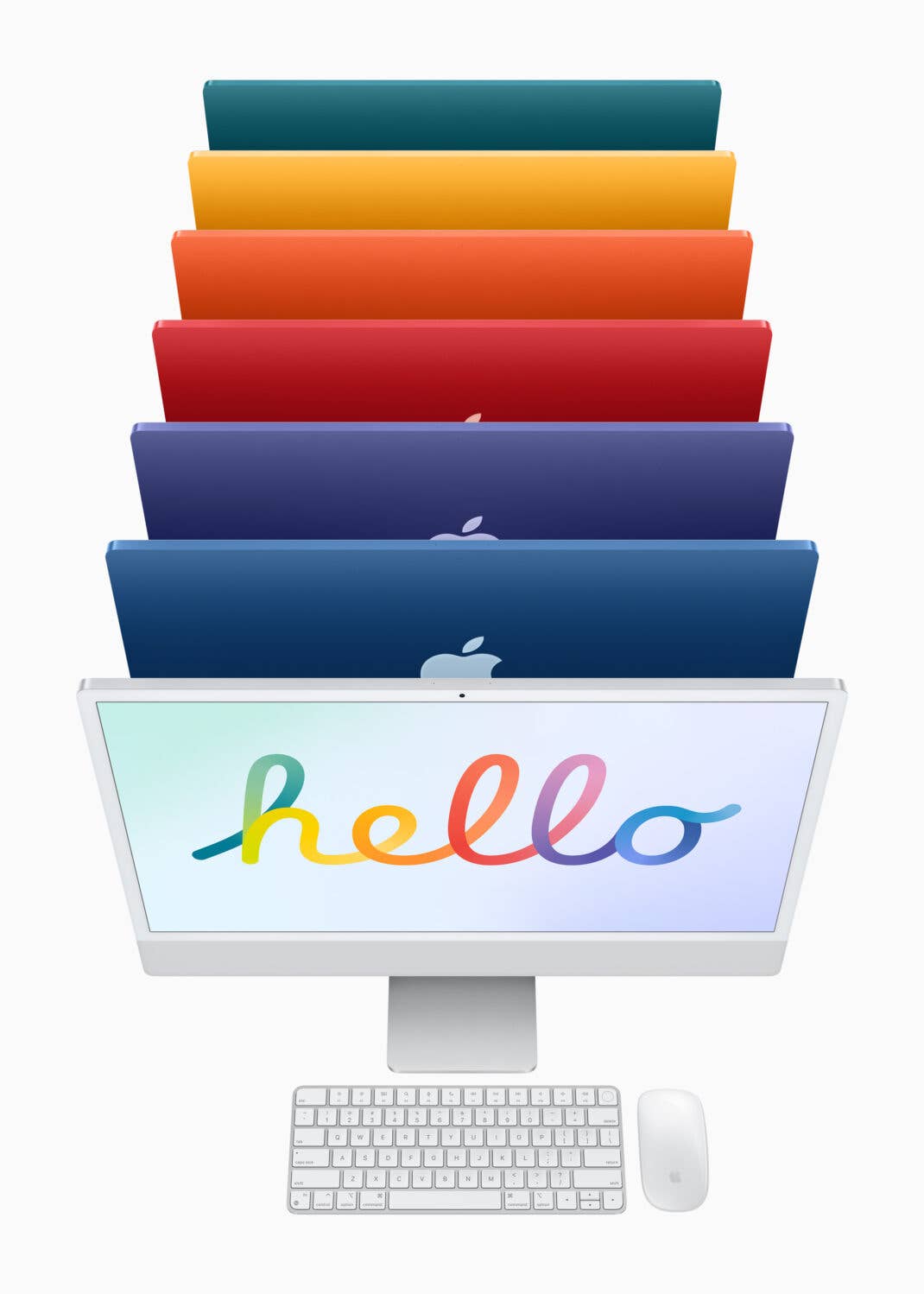 Der neue iMac in 7 Farben