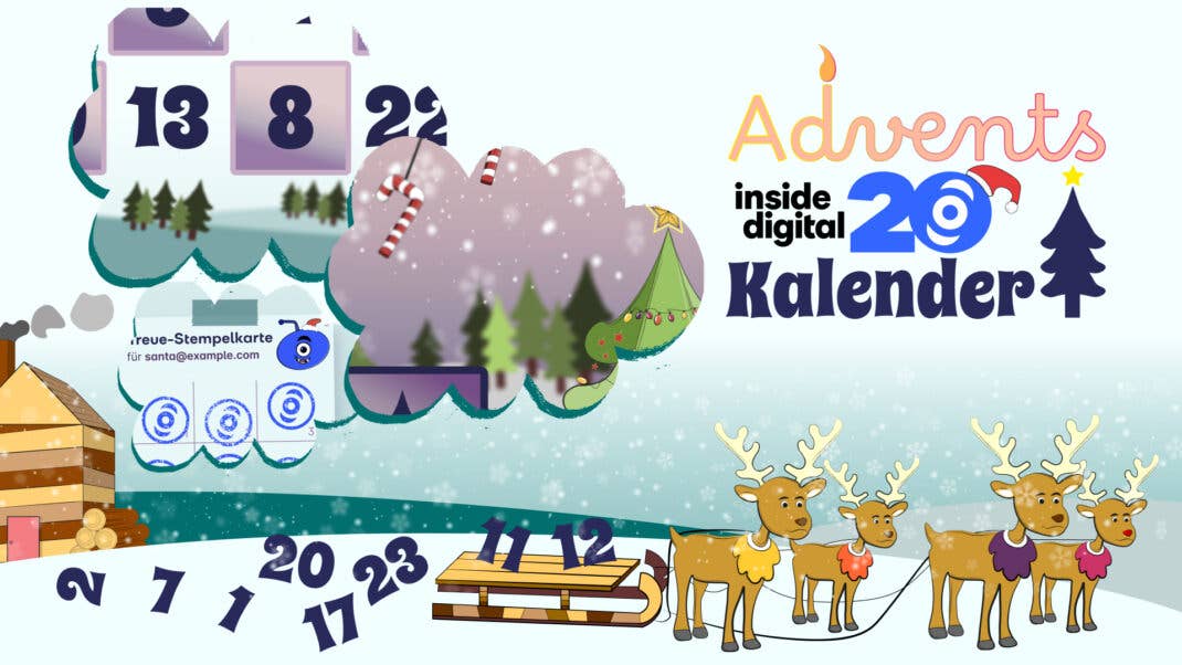 Der inside digital Adventskalender 2023: Jeden Tag ein neuer Preis und ein Treue-Gewinn am Schluss