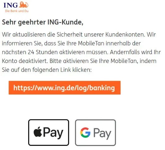 Phishing per E-Mail