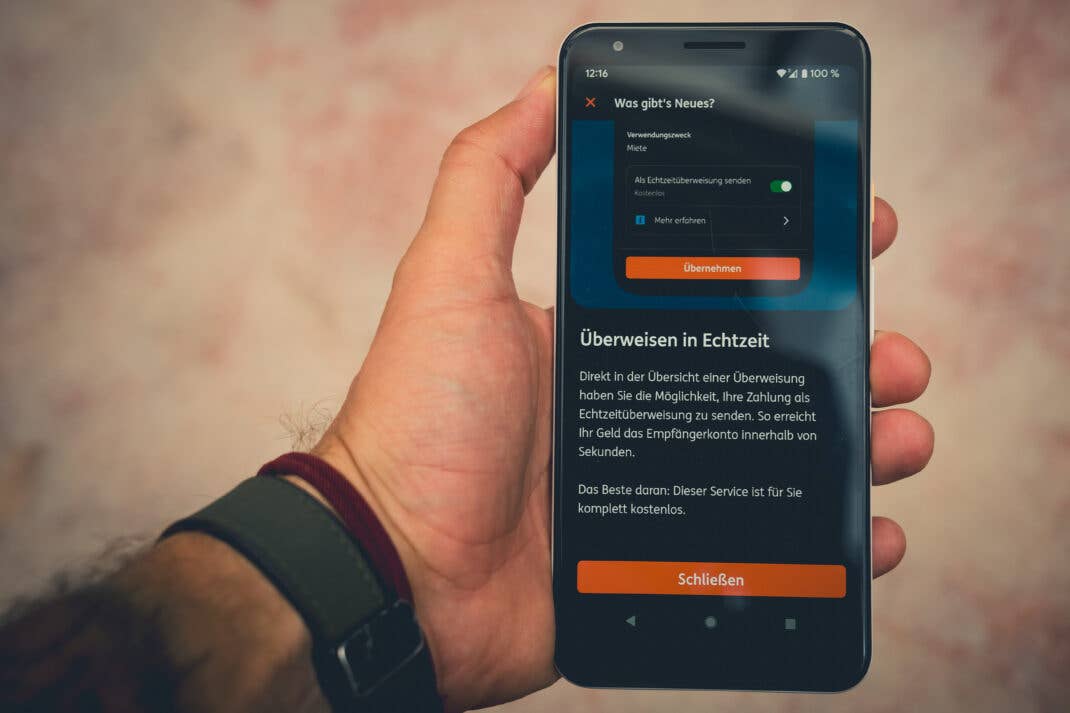 ING hat die Funktion bereits freigeschaltet
