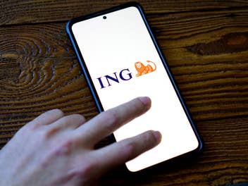 ING-Logo auf einem Smartphone