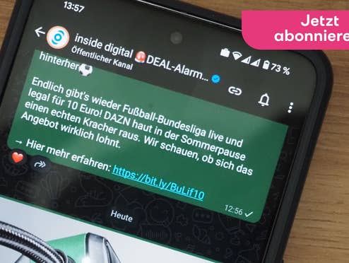 DEAL-Alarm - der neue WhatsApp-Kanal von inside digital WhatsApp-Kanal