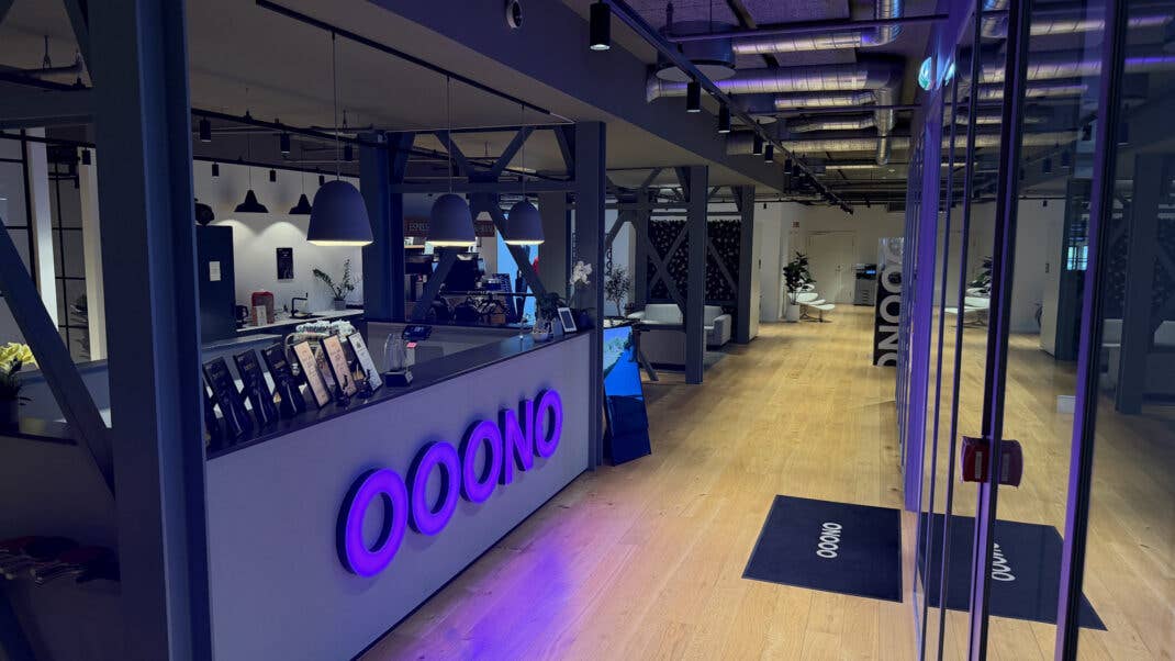 Empfang im Büro von Ooono in Kopenhagen.