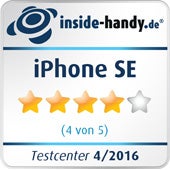 Vier Sterne für das iPhone SE Vier Sterne für das iPhone SE