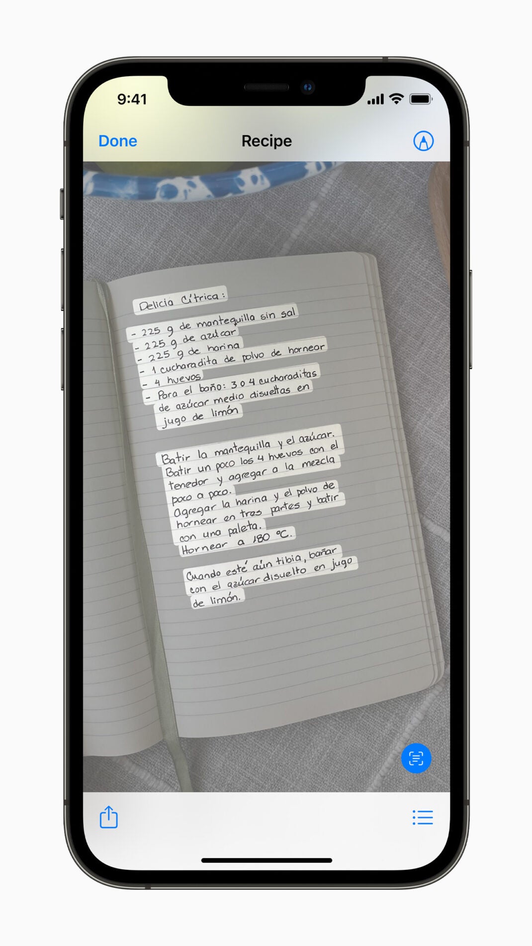 Texterkennung in iOS 15