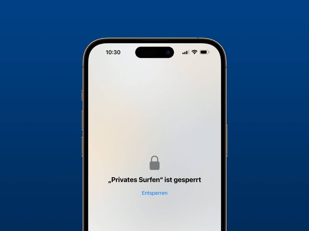 Privates Surfen in Safari von iOS 17 ist nun mit Face ID oder Touch ID geschützt