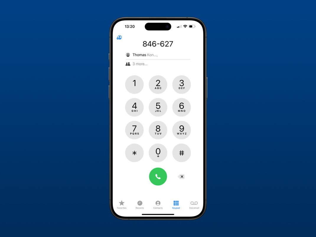 Die Telefon-App iOS 18 erlaubt nun T9-Dialing