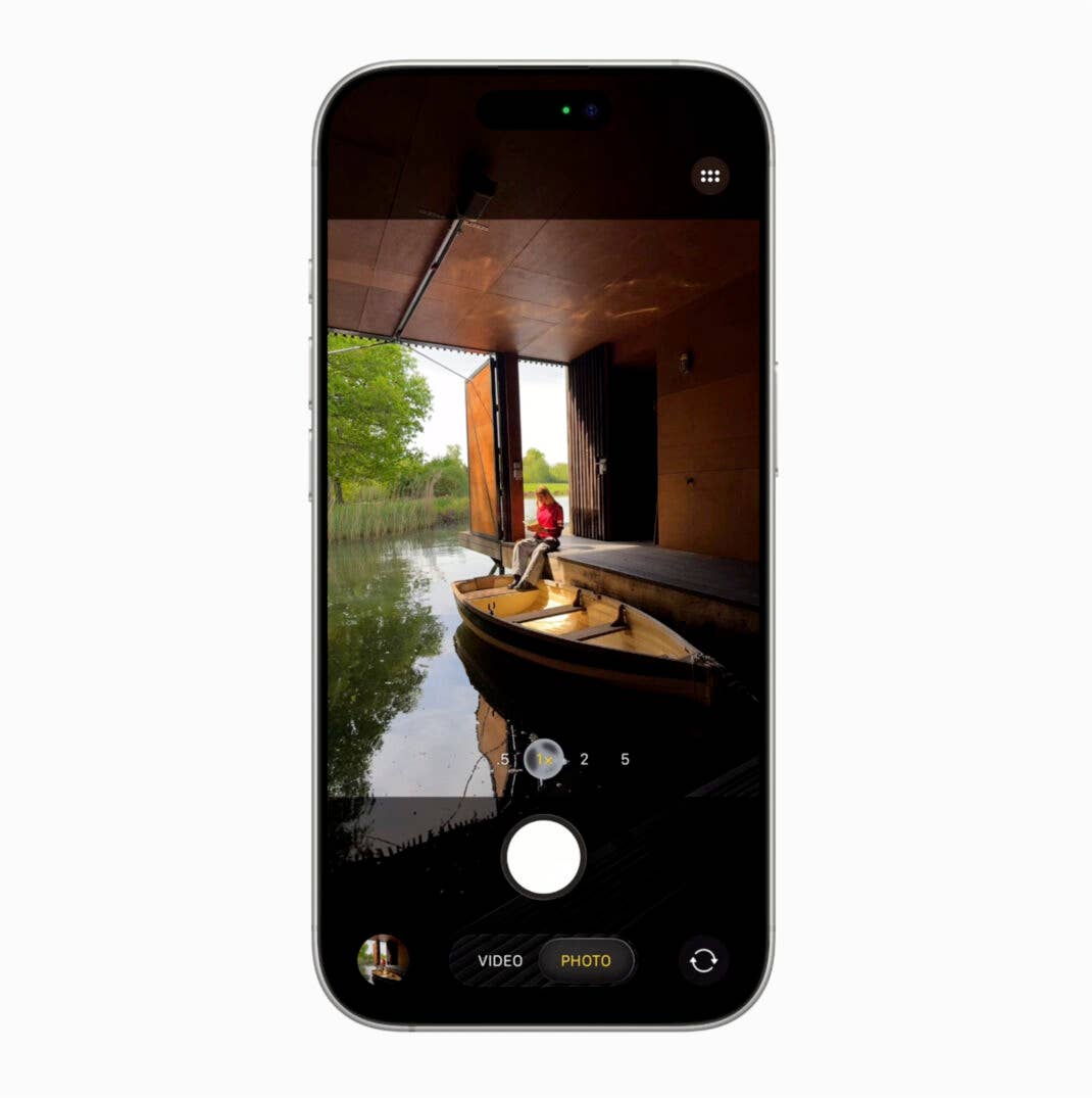Aufgeräumt: die Kamera-App in iOS 26 auf dem iPhone