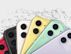 iPhone 11 Ruckeseite in verschiedenen Farben.