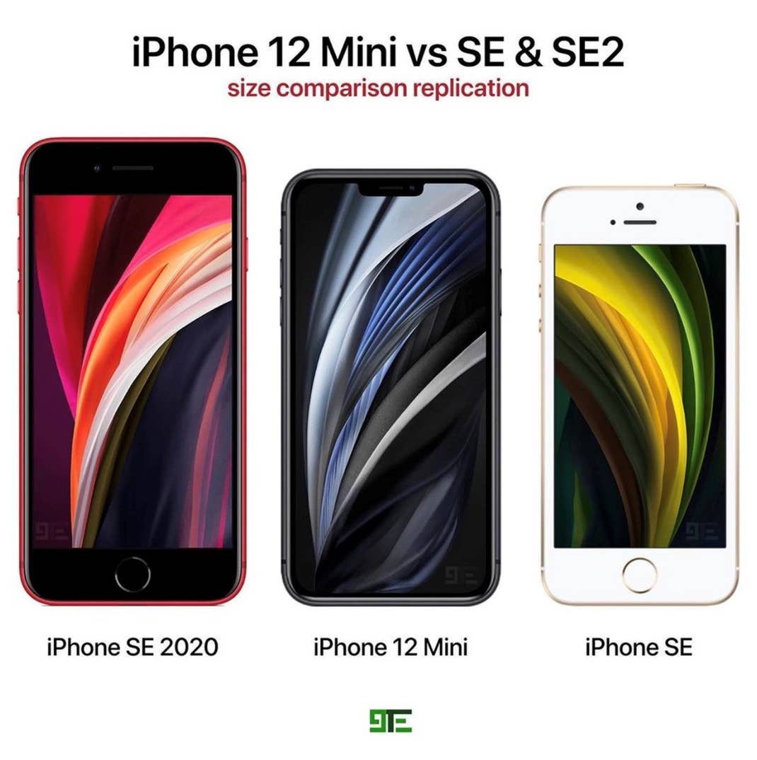 Apple iPhone 12 Mini im Vergleich mit dem iPhone SE 2020 und dem ersten iPhone SE