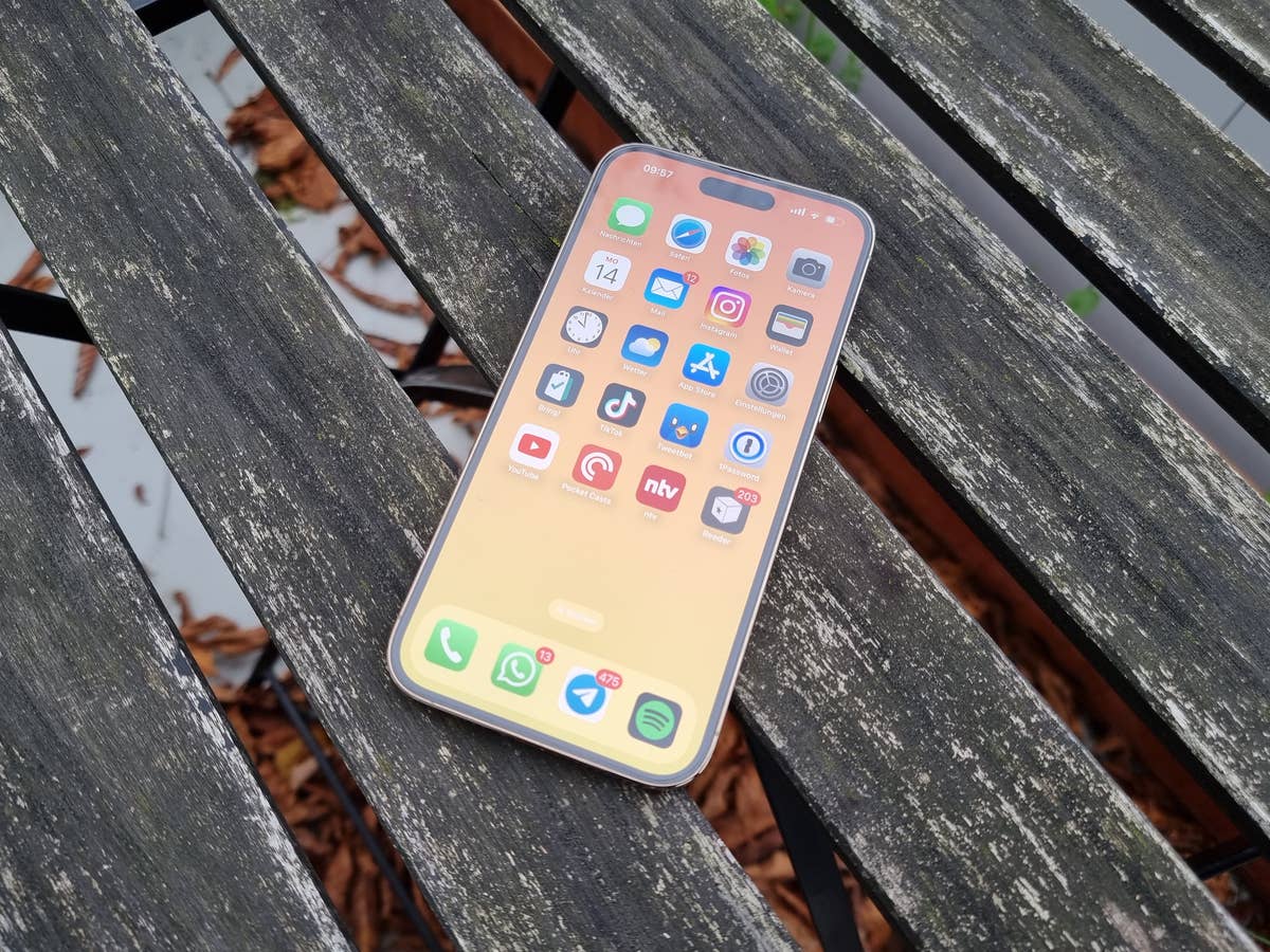 Das iPhone 14 Pro Max mit Dynamic Island