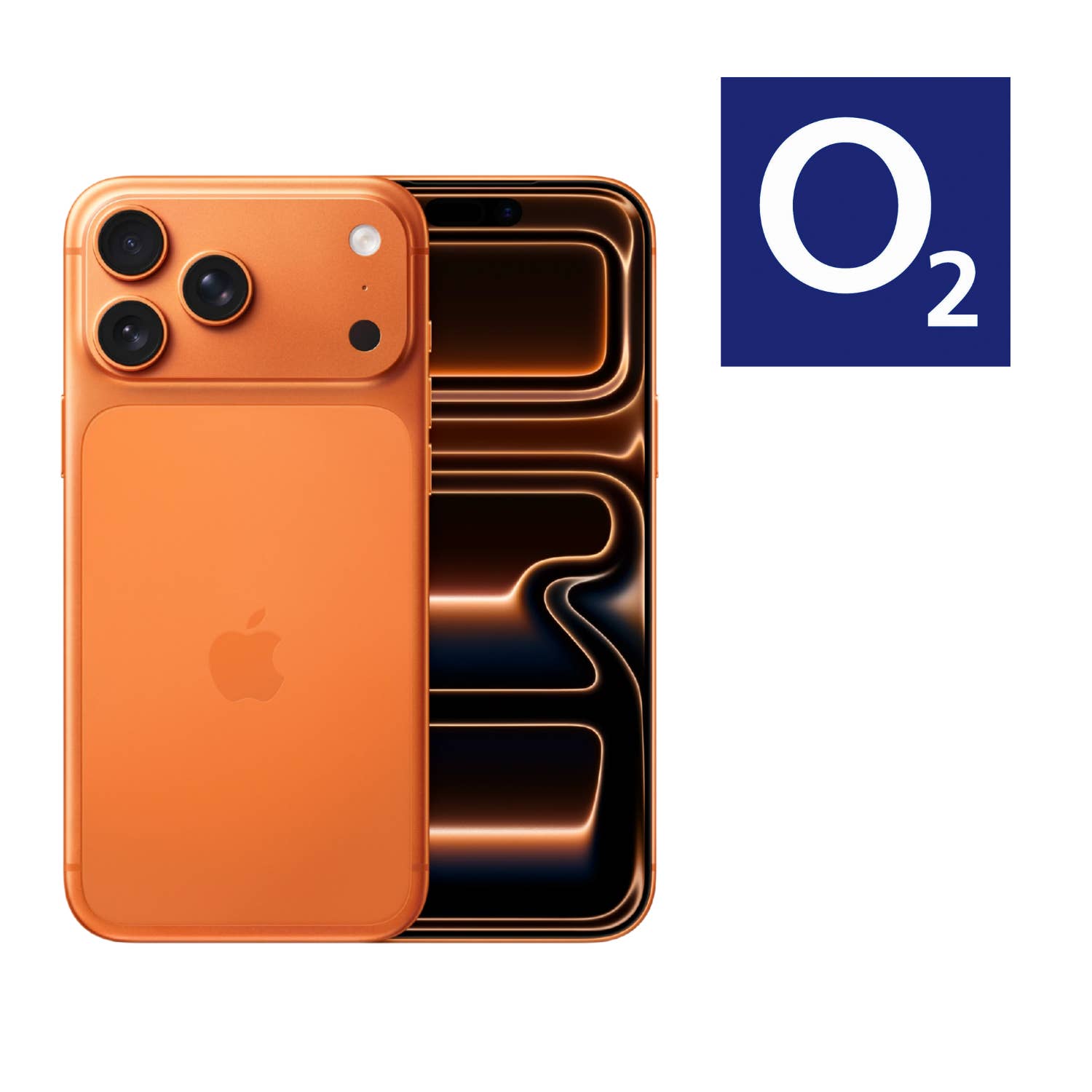 iPhone 17 Pro Max mit O2-Logo