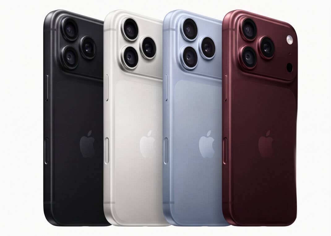 iPhone 18 Pro in vier Farben