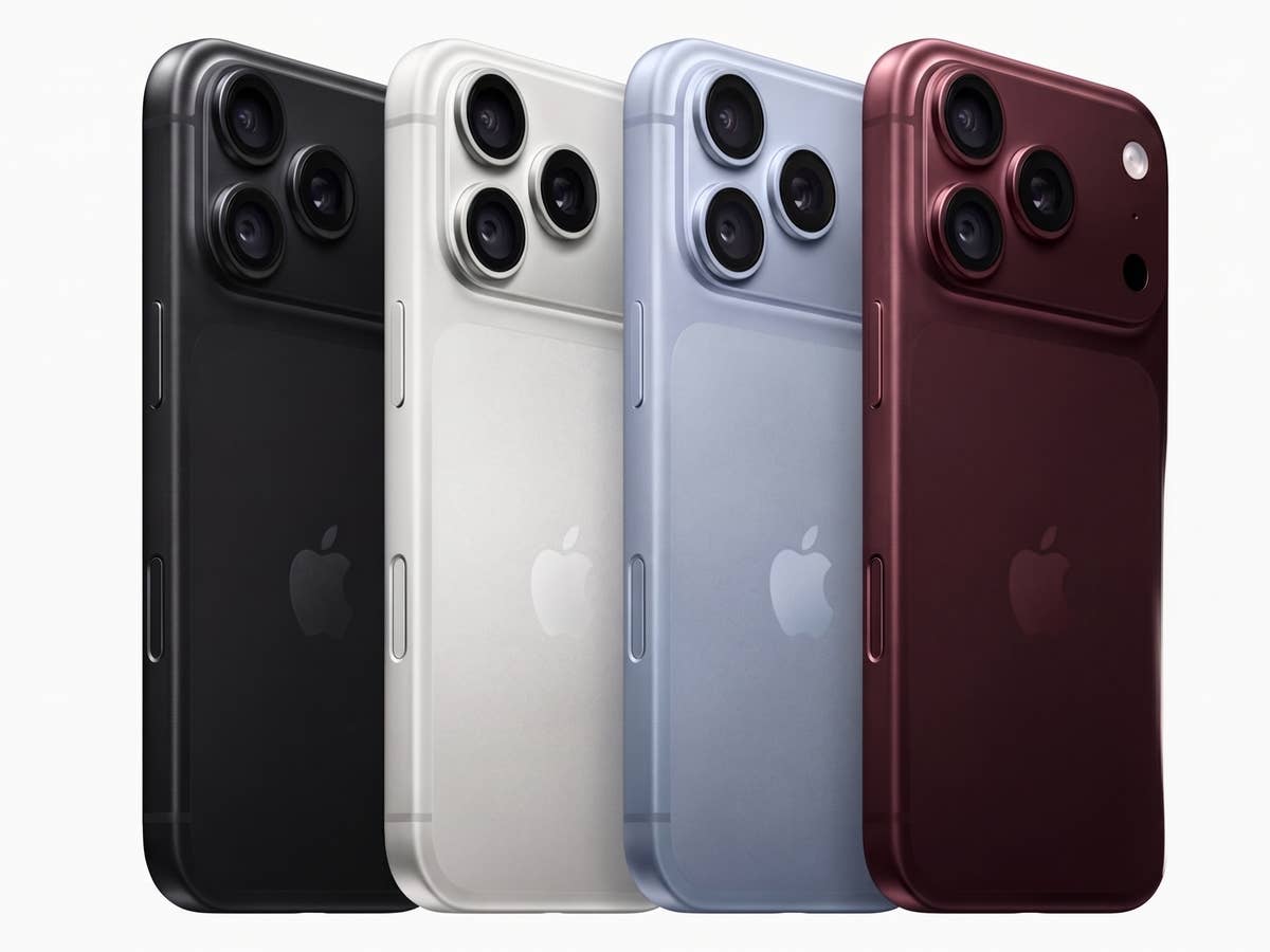 iPhone 18 Pro in vier Farben iPhone 18 Pro in vier Farben