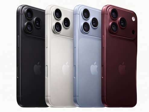 iPhone 18 Pro in vier Farben