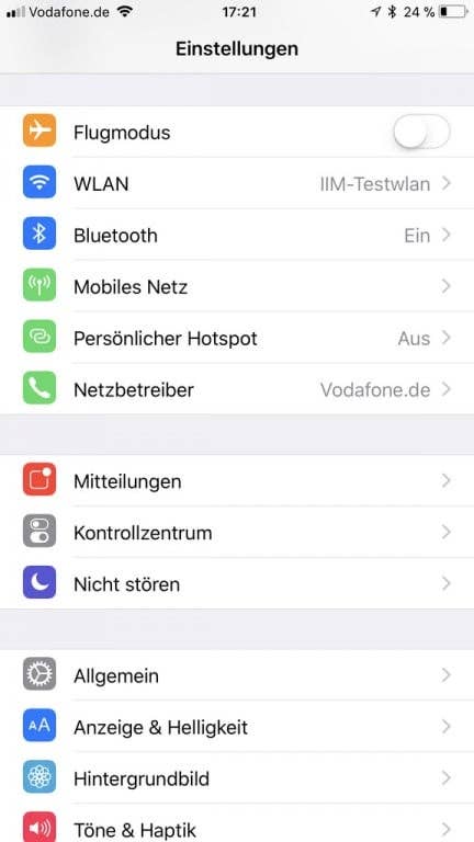 iPhone 8 Plus im Test: Screenshots