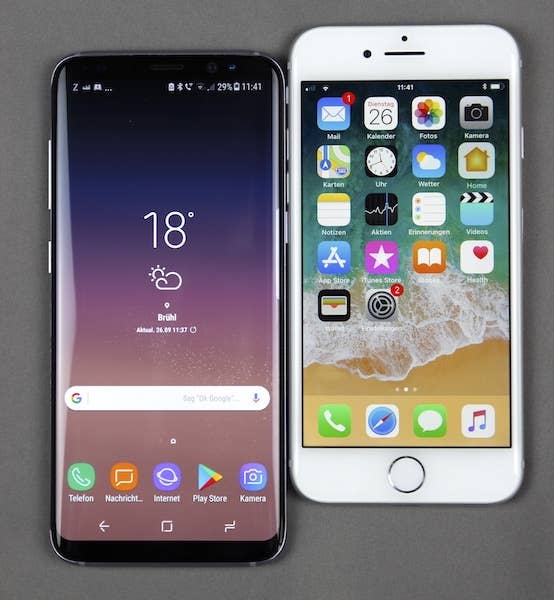 iPhone 8 vs. Galaxy S8