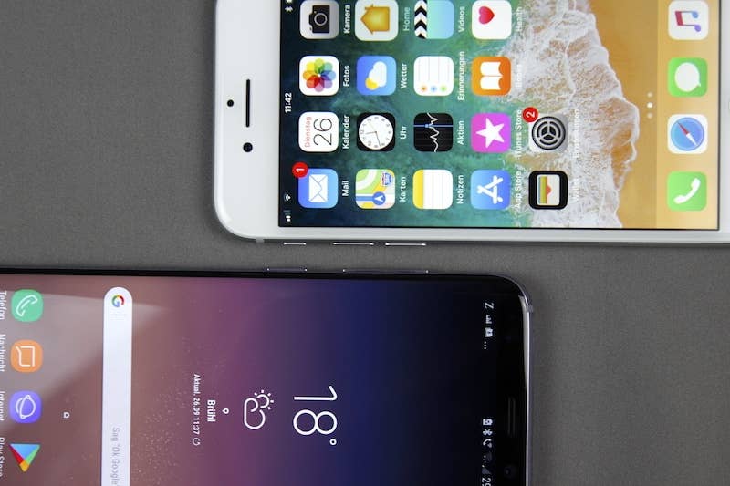 iPhone 8 vs. Galaxy S8