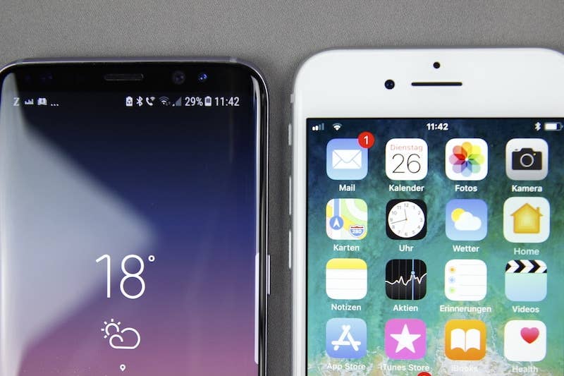 iPhone 8 vs. Galaxy S8