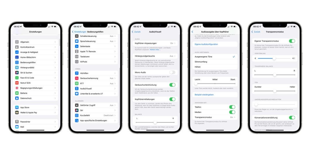 El nuevo cuadro de diálogo mejora la profundidad de las funciones de accesibilidad de iOS 15