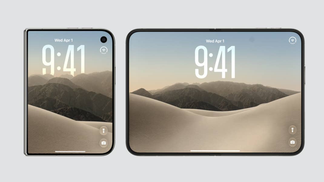 iPhone Duo offen und geschlossen nebeneinander abgebildet