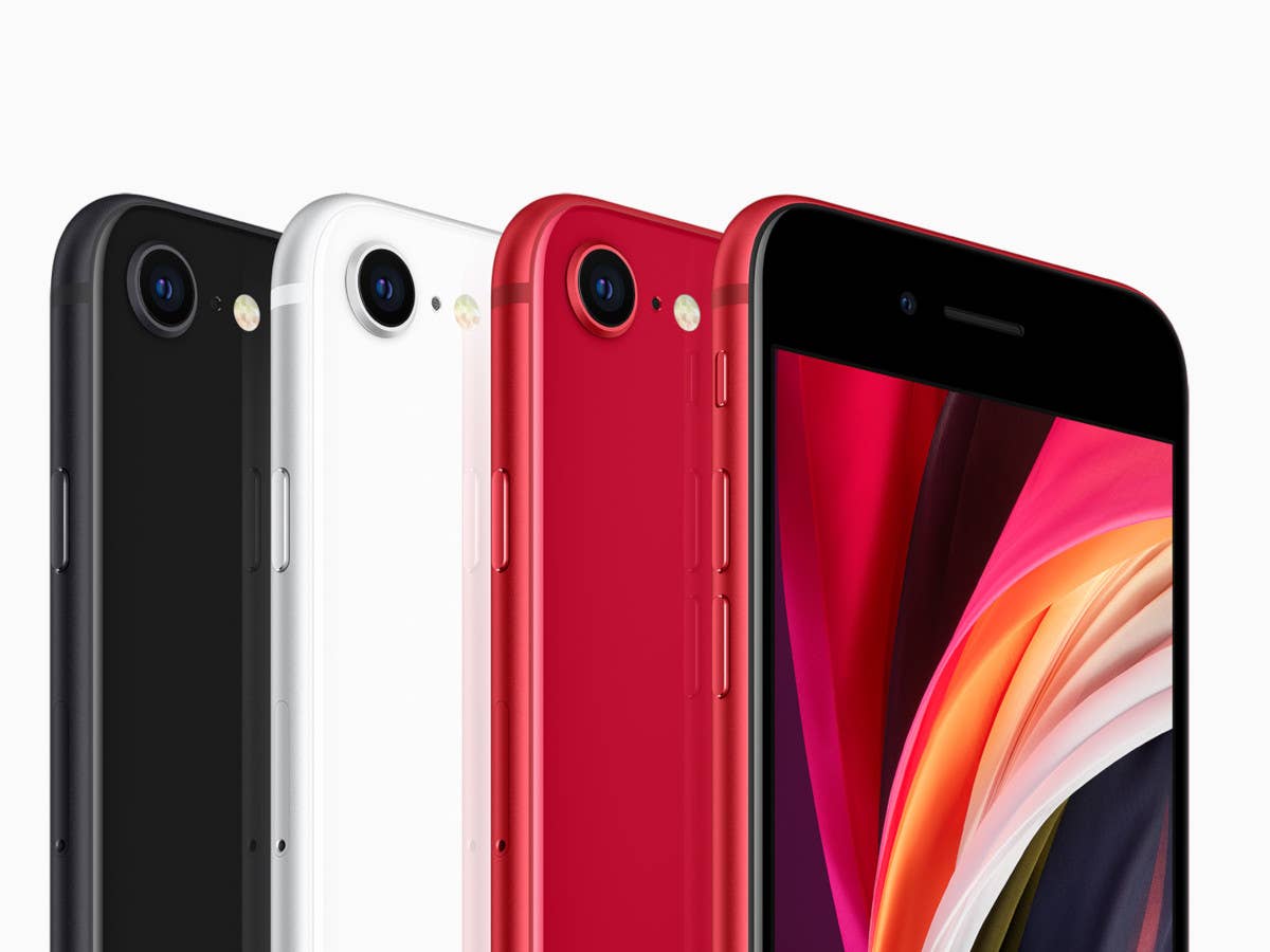 iPhone SE 2020 in drei Farben: Rot, Schwarz und Weiß