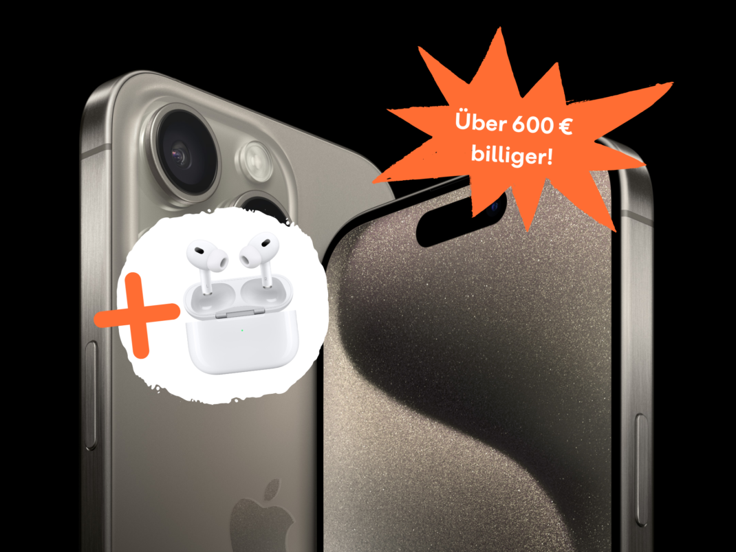 #Das beste iPhone 15 & AirPods im Doppelpack: High-End-Paket über 600 Euro billiger