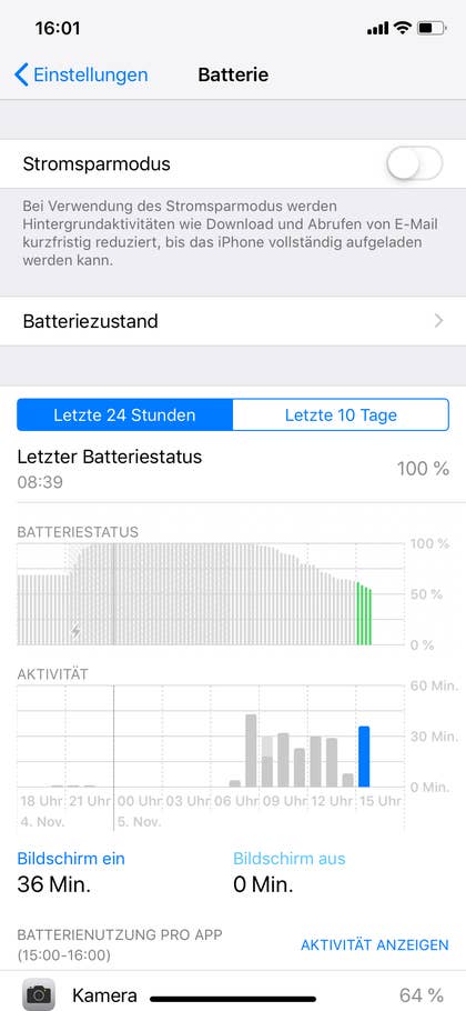 iPhone XR Akku-Verwaltung