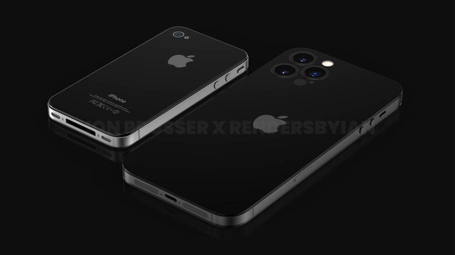 Renderbild des angeblichen iPhone 14