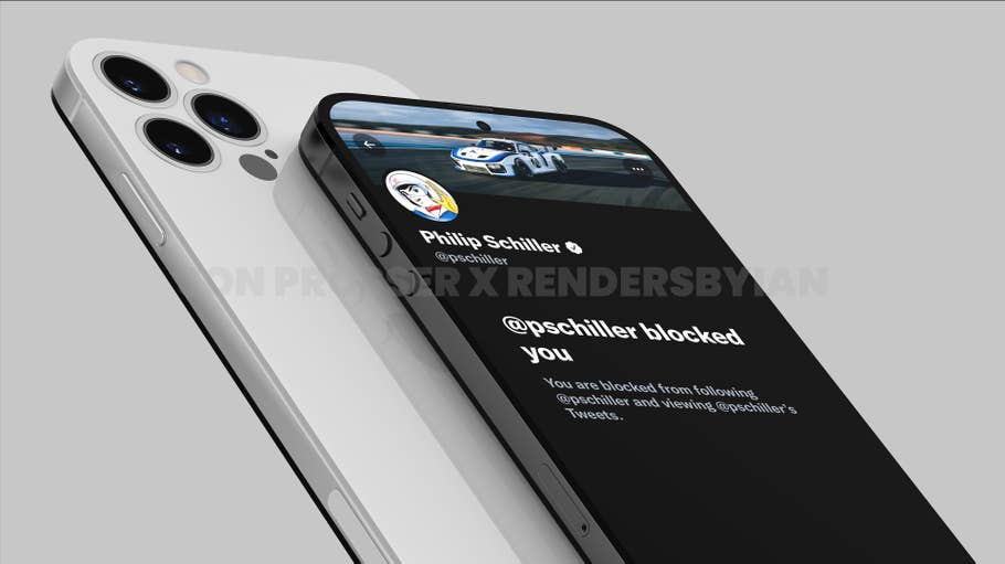 Renderbild des angeblichen iPhone 14