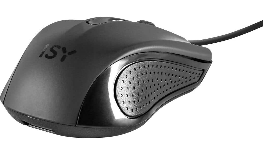 Computermaus mit Kabel des Herstellers ISY