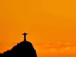 Jesus als Statue in Brasilien.