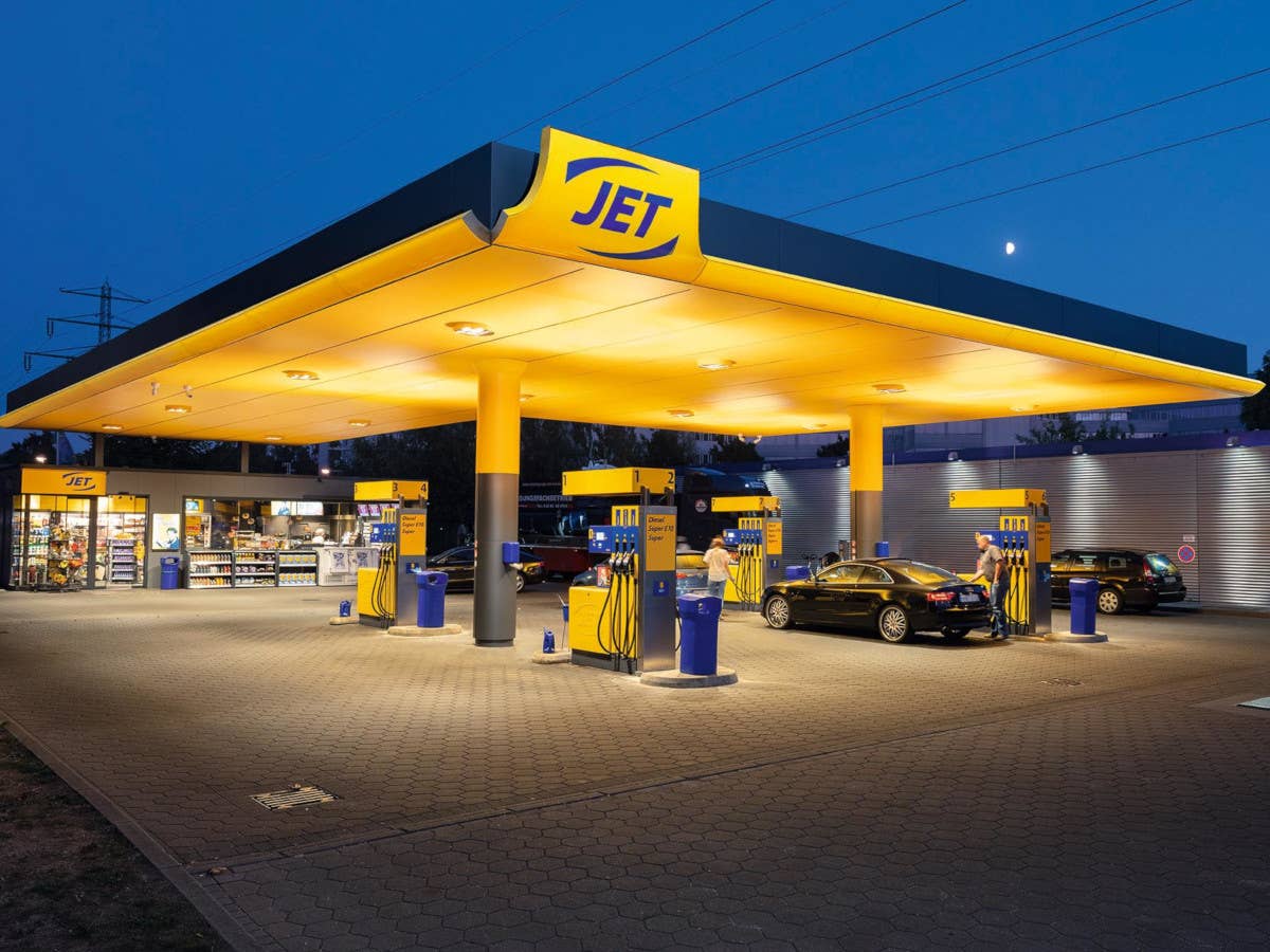 Tankstelle von Jet