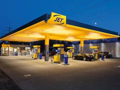 Tankstelle von Jet