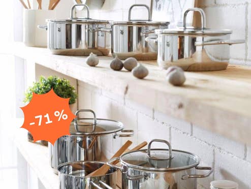 Jetzt 71 Prozent günstiger: WMF Kochtopf-Set zum Sparpreis bei Otto