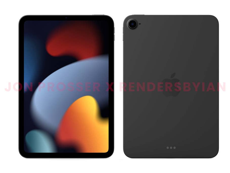 Renderbild des angeblichen iPad mini 6