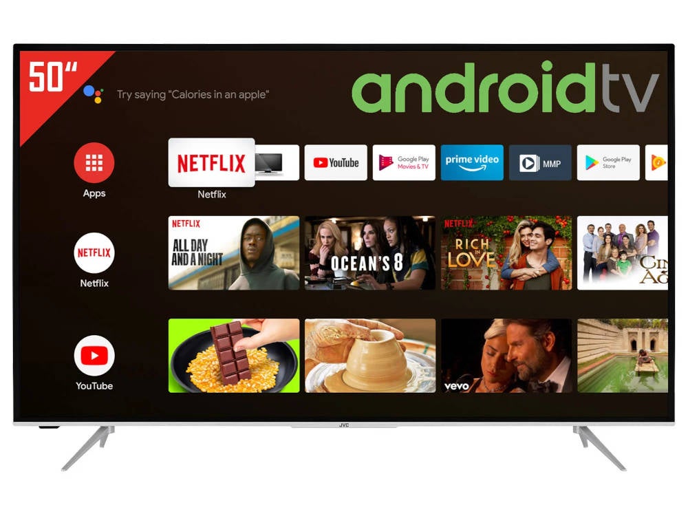 JVC LT-VA6985 Android Smart TV mit WLAN & Bluetooth mit 4K Ultra HD