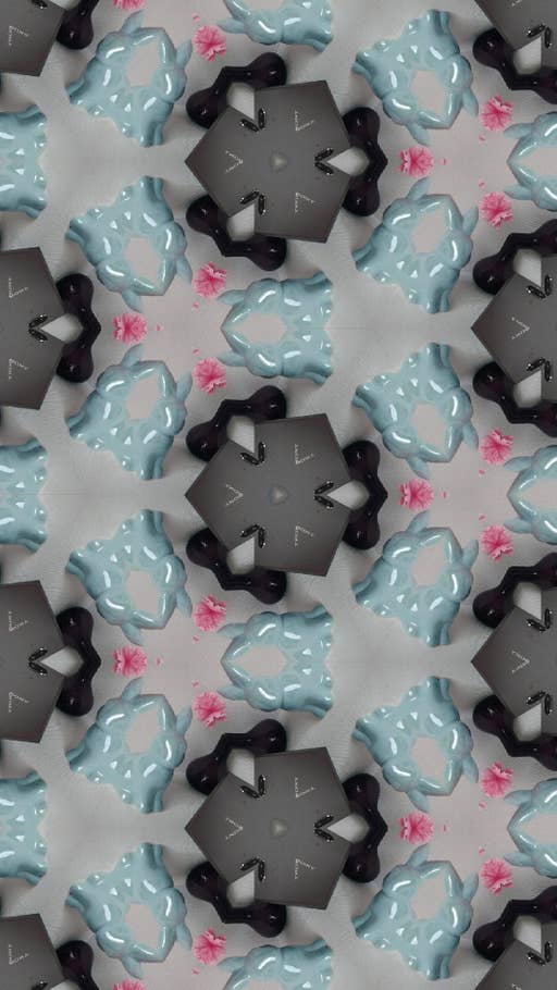 Die verwirrende Kaleidoskop-Aufnahme im kreativen Modus.