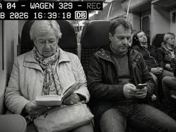 Kamera in der Deutschen Bahn