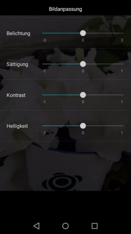 Kamera-App des Huawei Y6 (2017) Dual SIM