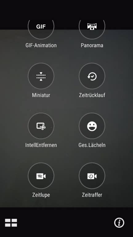 Kamera-App und -Einstellungen beim Asus ZenFone 3 Deluxe