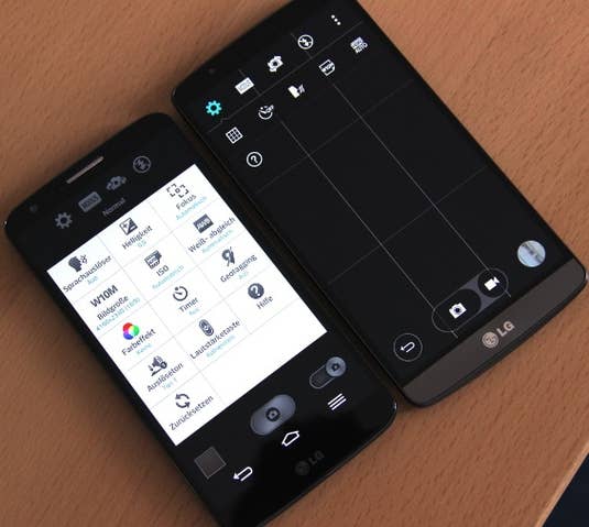 Kameramodi LG G2 vs. LG G3