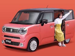 So sieht das Kei-Car von Suzuki, der Wagon R Smile, aus.