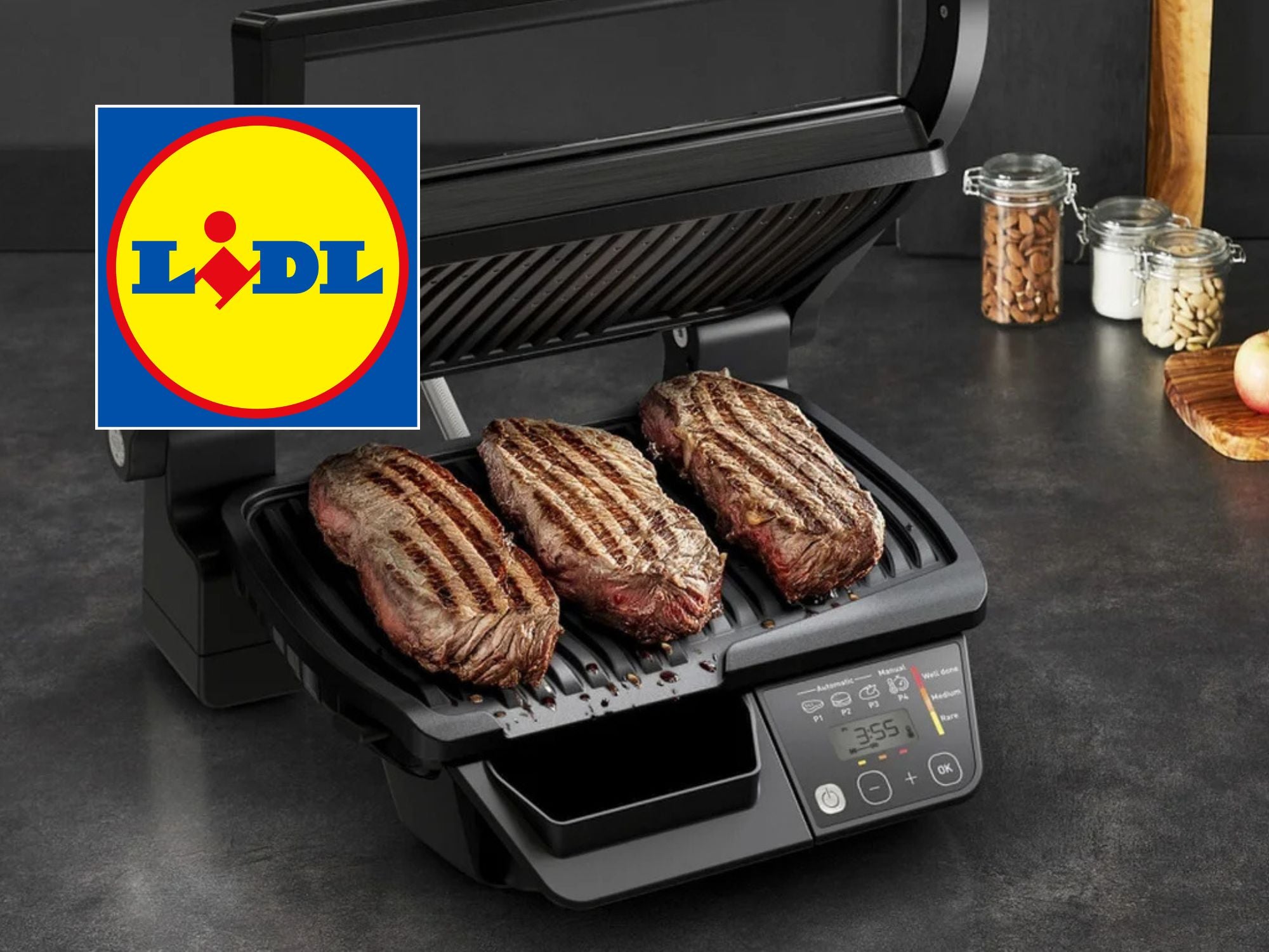 Lidl verkauft Tefal Optigrill für weit unter 70 Euro – so günstig war er noch nie!