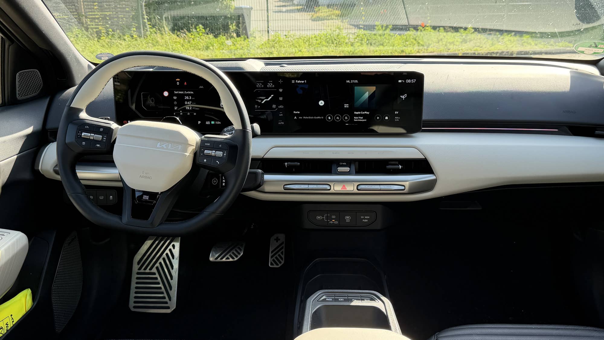 Cockpit des Kia EV4.