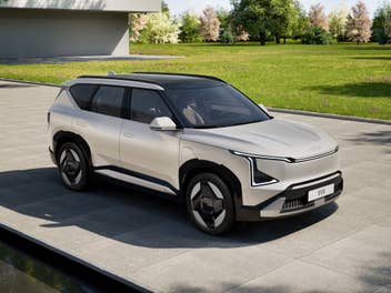 Kia EV5 in der Frontansicht.