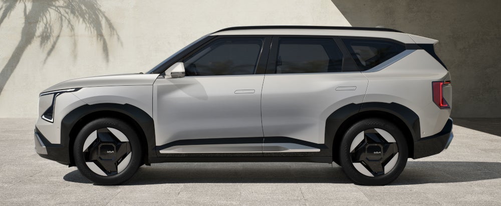 Kia EV5 in der Seitenansicht.